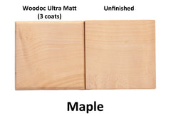 Woodoc Ultra Matt on Maple - invisible finish